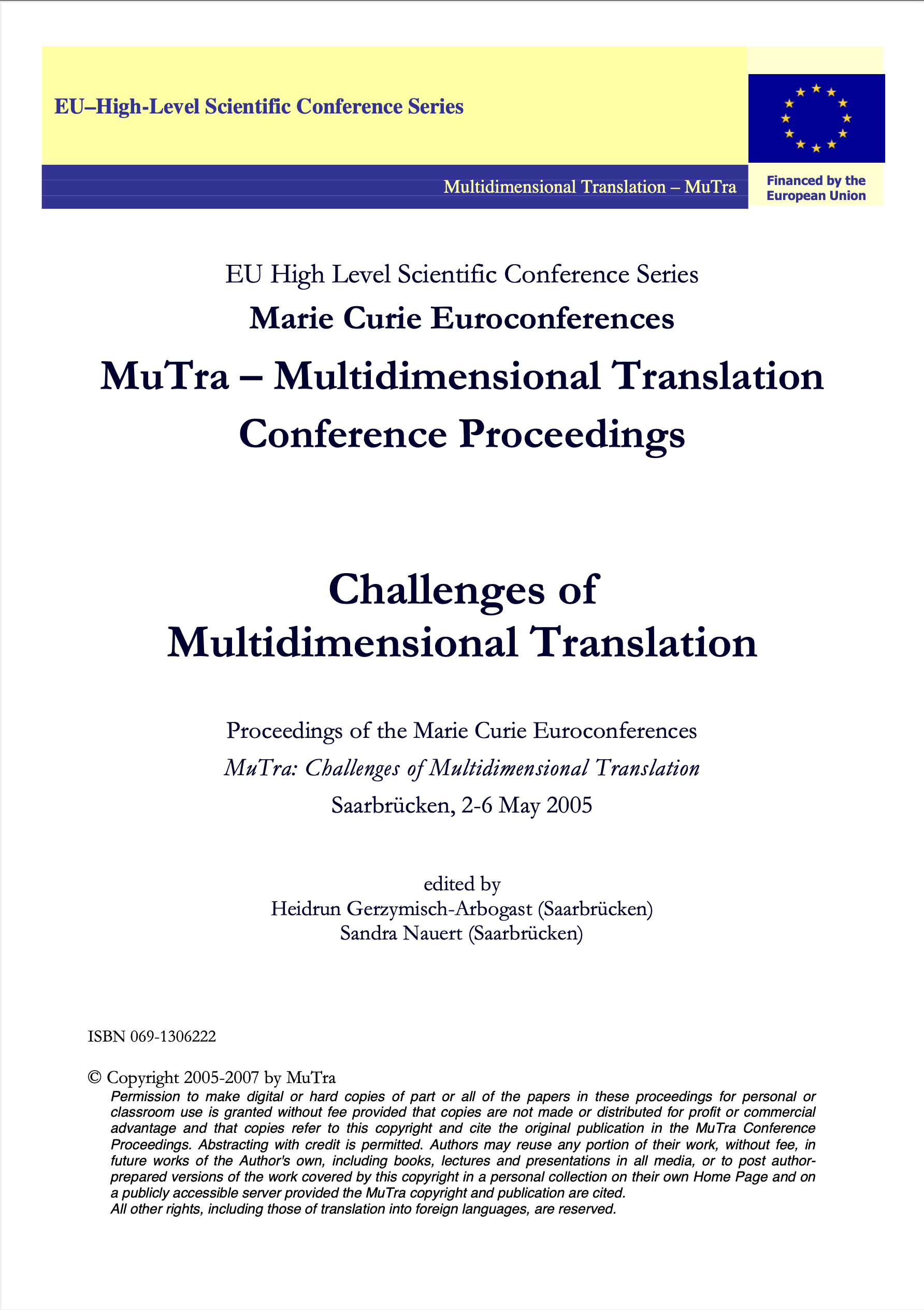 Challenges of Multidimensional Translation